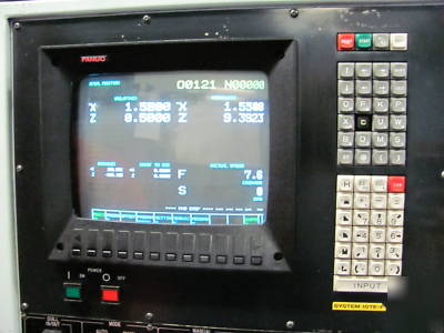 1984 nakamura tome precision slant 3 turning center 