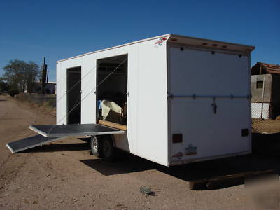 2006 progressive 26 ft enclosed toyhauler trailer gd