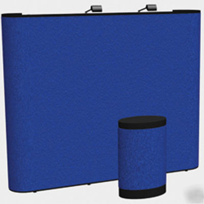 Arise 10' straight pop-up trade show display w/lights 