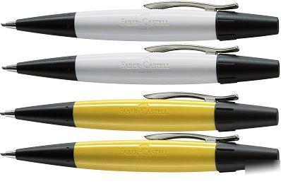Faber-castell e-motion twist pencils - 2 yellow/2 white