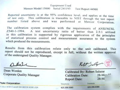 New flukeÂ® model: 700P06 gage pressure module [ ]