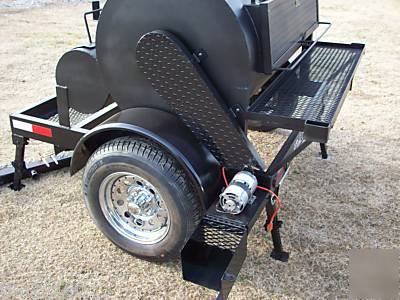 New rotisserie bbq smoker grill / trailer competition 