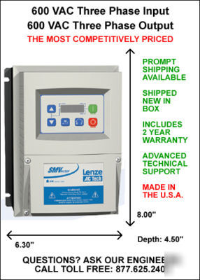 1 hp ac motor variable frequency drive control