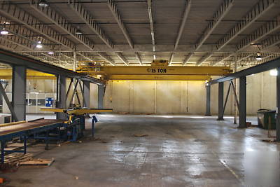 4 15 ton bridge cranes and 950FT runway crane hoist 