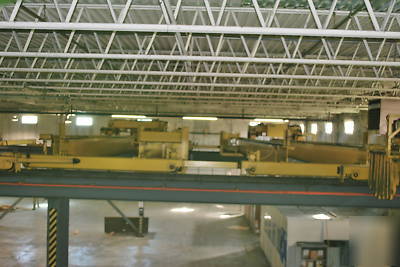 4 15 ton bridge cranes and 950FT runway crane hoist 
