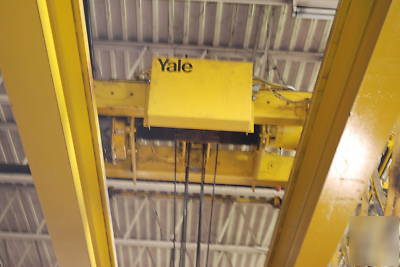 4 15 ton bridge cranes and 950FT runway crane hoist 