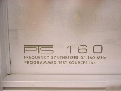 Programmable 160 mhz frequency synthesizer