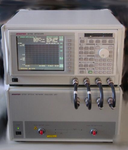 Advantest Q7750 optical network analyzer w/ opt. 10