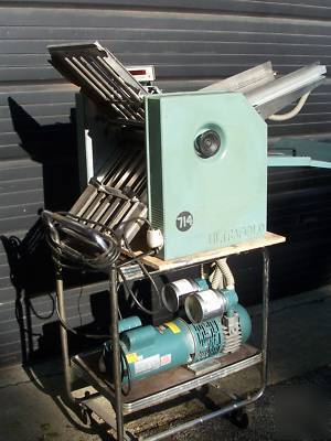 Baum 714 b-2 air ultrafolder & martin yale accu-count
