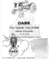 Case va series tractor parts catalog manual