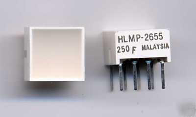 HLMP2655 - red square leds