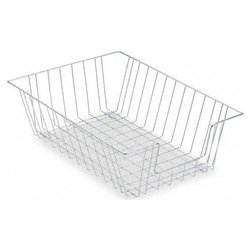 New wire desk tray, stacking, legal size, front load...