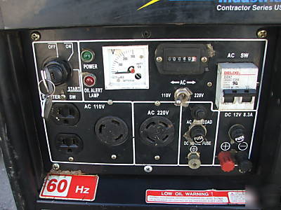 Powr-quip diesel generator model PQDE6500