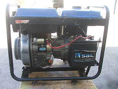 Powr-quip diesel generator model PQDE6500