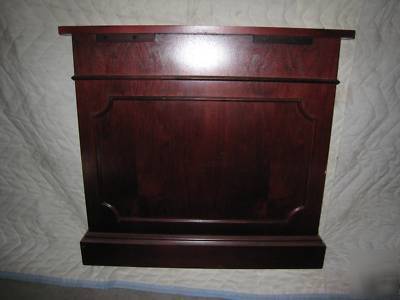Solid mahogany paoli conference table 