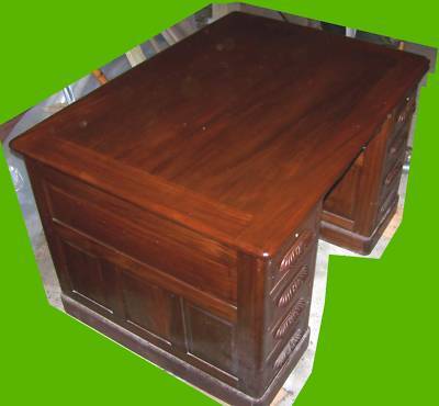 Wood office pedestal pedistle pedestle desk