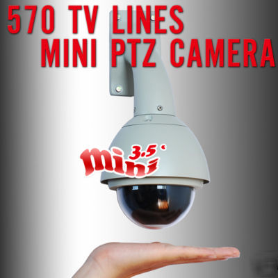 Cctv 570TVL 10X optical outdoor mini ptz dome camera