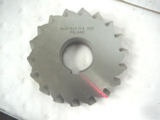 Dolfa XPC73295H plain milling cutter 4 x 3/4 x 1-1/4