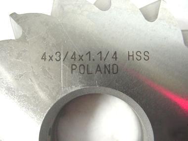 Dolfa XPC73295H plain milling cutter 4 x 3/4 x 1-1/4