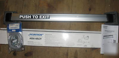 Lot of 4 securitron tsb-3CL touch sense bars clear 36