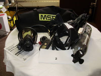Self contained breathing apparatus msa