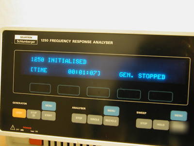 Solartron 1250 frequency response analyzer warranty 