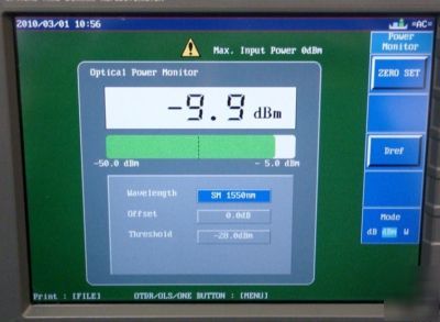 Yokogawa AQ7270 1310/1550/1625NM optical time domain 