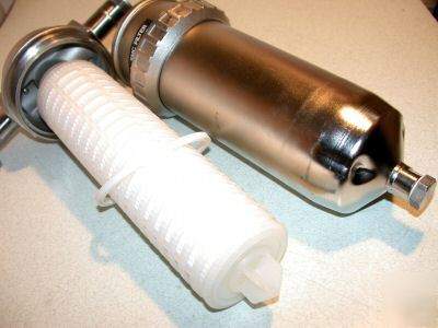 New 3 smc stainless gas filter GHXW710-DX20T w/ element