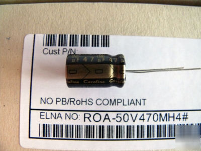 Elna roa cerafine 47UF 50V capacitor for audio rohs