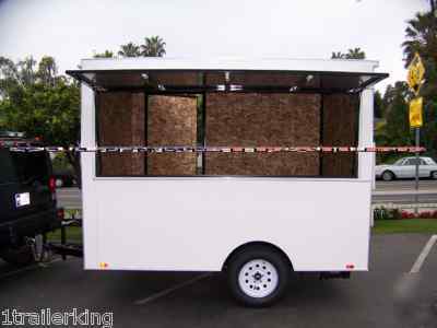 Enclosed x box PS3 video game backyard party trailer