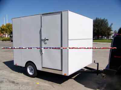 Enclosed x box PS3 video game backyard party trailer