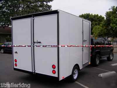 Enclosed x box PS3 video game backyard party trailer