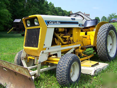 International cub 154 tractor lowboy belly mower+blade