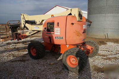 Jlg 450A boom z lift manlift aerial outdoor, 2000 model