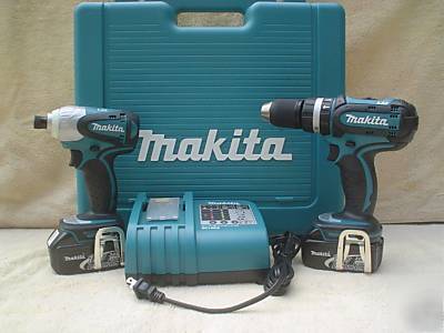 Makita LXT211 kit BHP452,BTD141 drill,2 battery,charger
