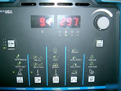 Miller maxstar 300 dx w/ sequencer & pulser no 