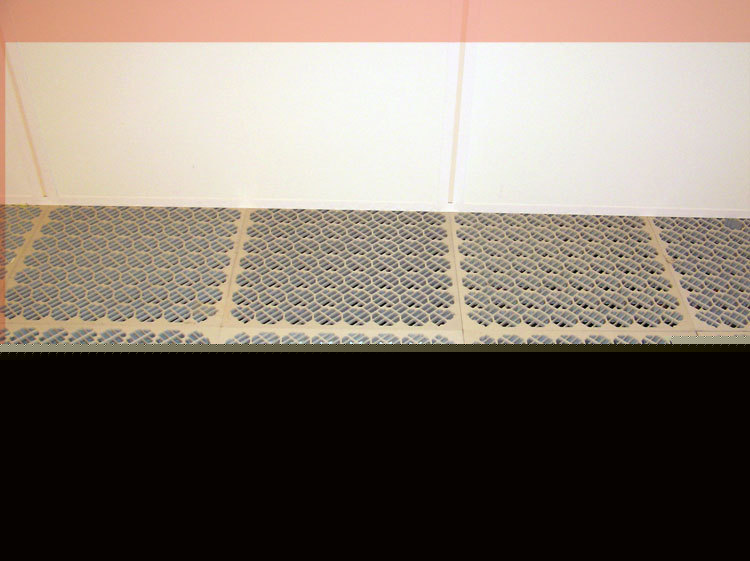 Tate clean room flooring perforated raised access floor