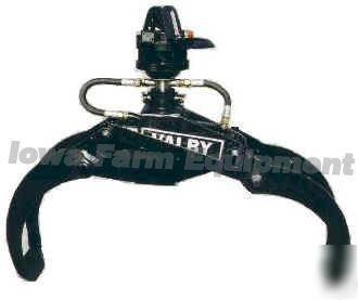 Valby R30 hydraulic rotator for grapples, buckets