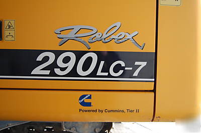 2006 hyundai robex 290 lc-7 long reach excavator 