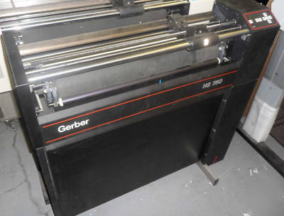 Gerber HS750 sprocket vinyl mask cutter plotter