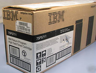 New ibm 75P5711 infoprint toner cartridge - brand 