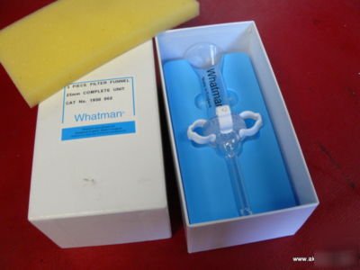 New whatman laboratory filter funnel - glass microfibre