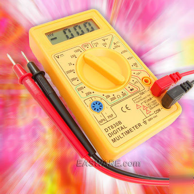 Pocket digital multi meter tester ohm ac dc volt amps t