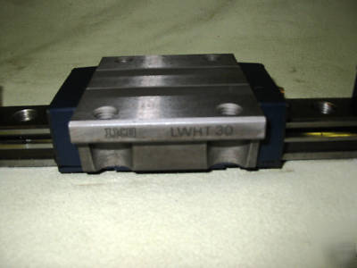 Linear bearings and rail, iko#LWHK30, 21 1/4