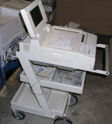 Hp pagewriter xli M1700A ecg ekg w/ software cart leads