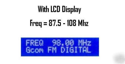 1W hybrid fm stereo broadcast transmitter 87.5-108 mhz