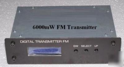 1W hybrid fm stereo broadcast transmitter 87.5-108 mhz