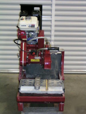 M k diamond gas brick saw w / stand mk-2005H 155961