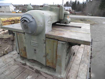 Mattison model 202 straight line rip saw