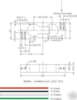 New load cell 10KG/22LB - precision low cost